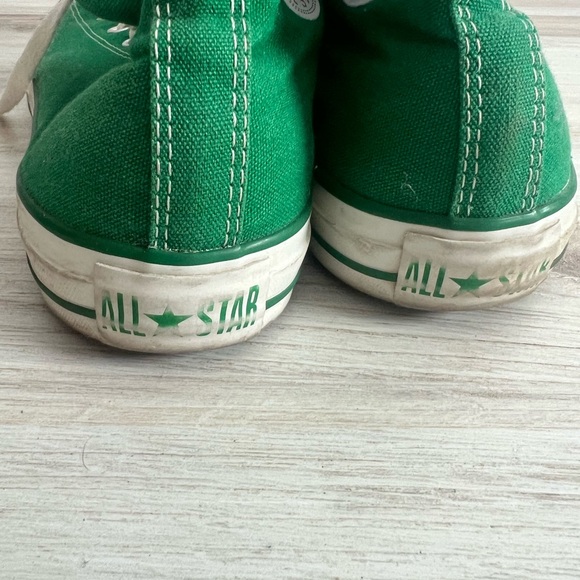 Vintage 2006 Converse Green All Star High Tops Sneakers - Picture 2 of 7